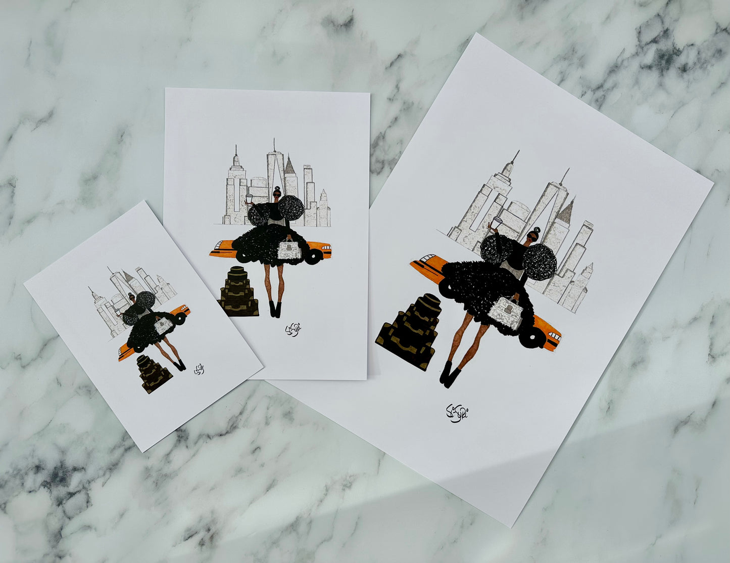 Chic Dreamer Art Print