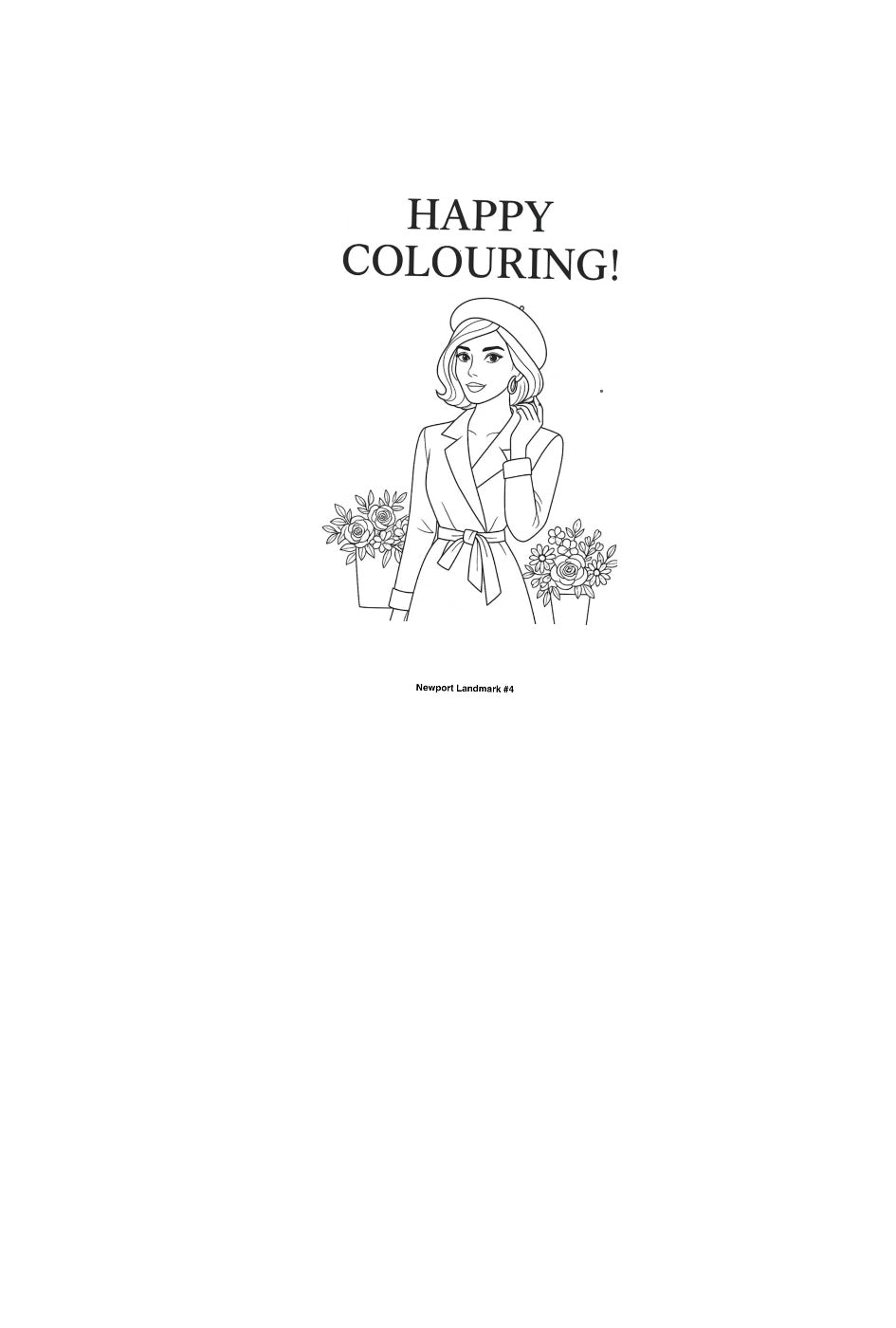 Stylish Travel Colouring