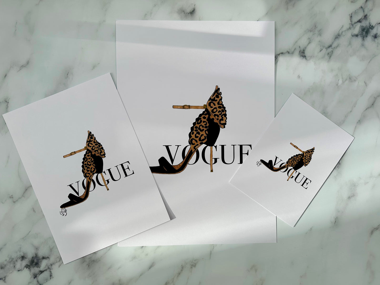 Vogue Walk Art Print