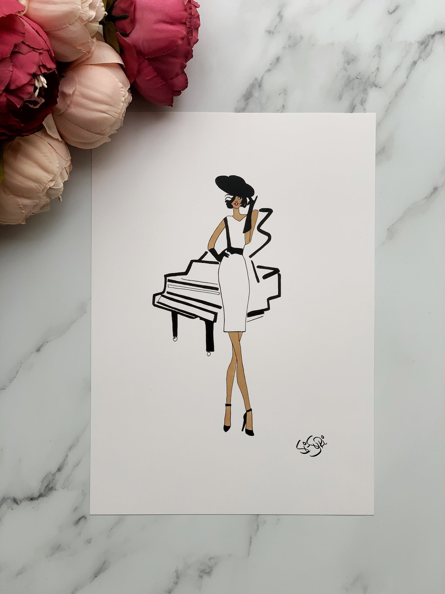 Bold Poise Art Print
