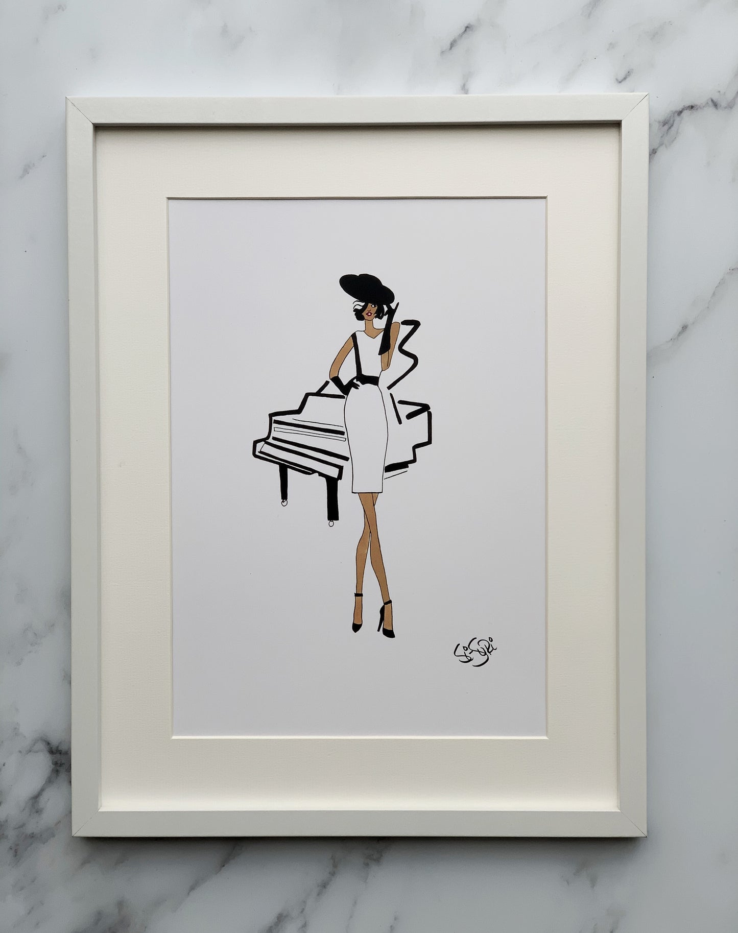Bold Poise Art Print