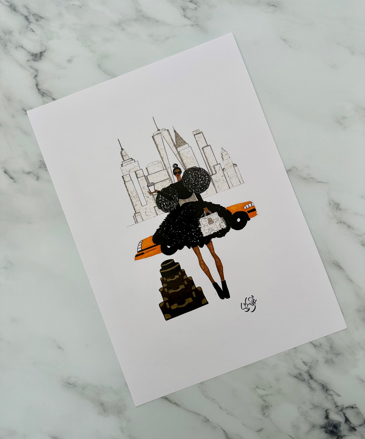 Chic Dreamer Art Print