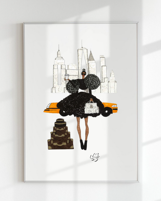 Chic Dreamer Art Print