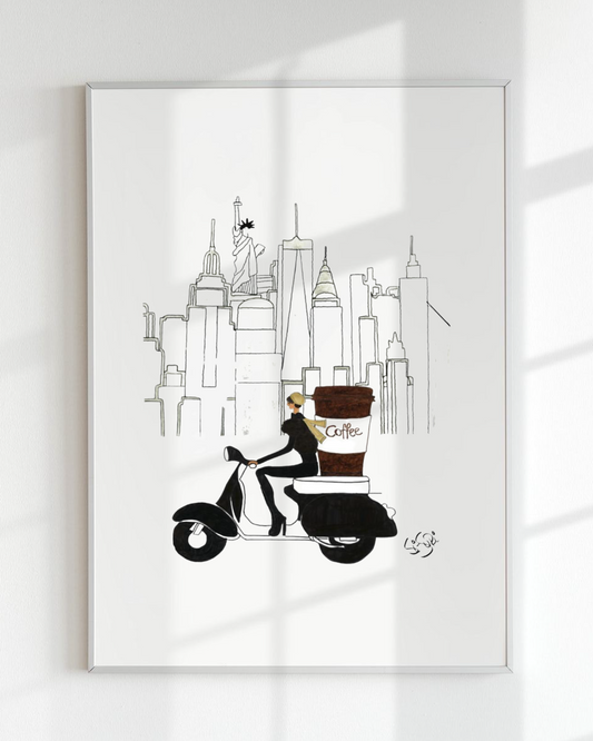 Espresso Escape Art Print