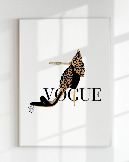 Vogue Walk Art Print