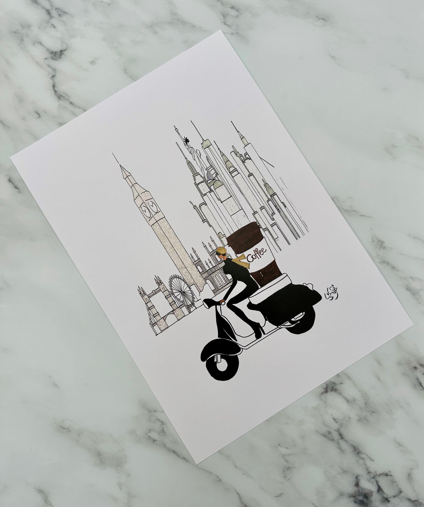 Espresso Escape Art Print