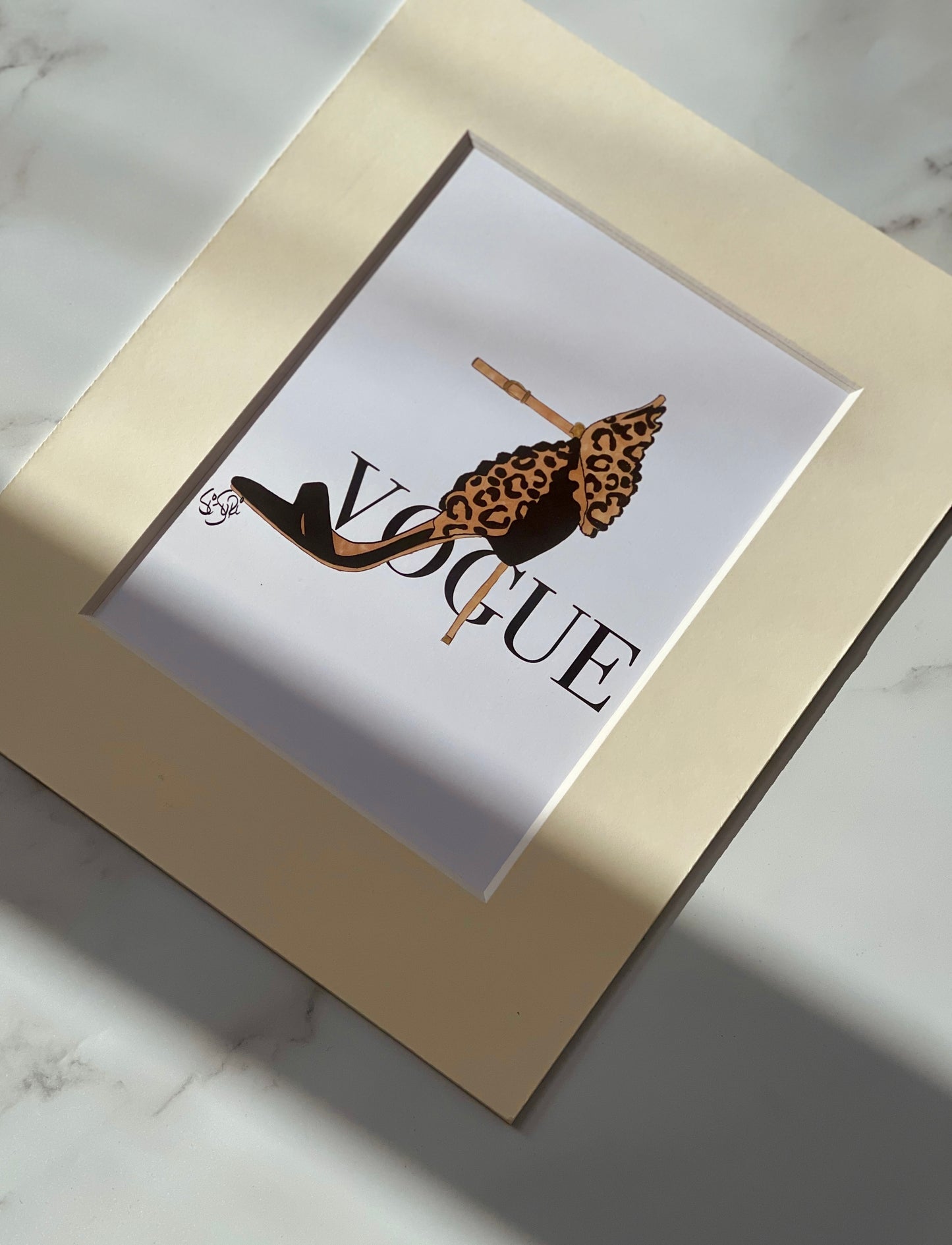 Vogue Walk Art Print